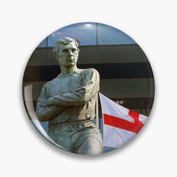 Item preview, Bobby Moore Statue England Flag Wembley Stadium designed and sold by AndyEvansPhotos.