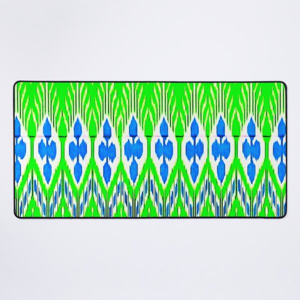 Item preview, Beautiful flower Uzbek ikat patterns designed and sold by LeFabriqueOuz.