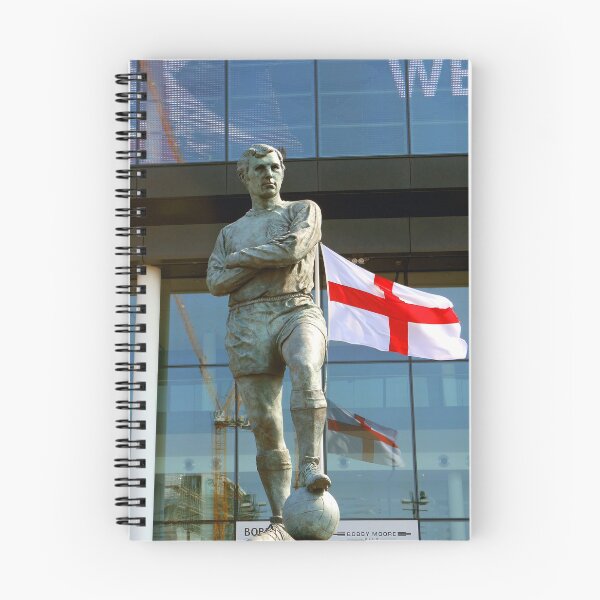 Item preview, Bobby Moore Statue England Flag Wembley Stadium designed and sold by AndyEvansPhotos.