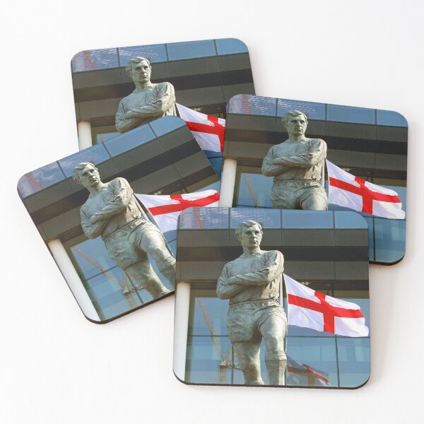Item preview, Bobby Moore Statue England Flag Wembley Stadium designed and sold by AndyEvansPhotos.
