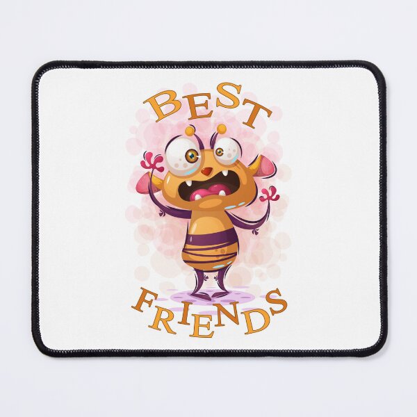 Item preview, Best Friends Cute Bee Monster Cartoon designed and sold by aventi24.