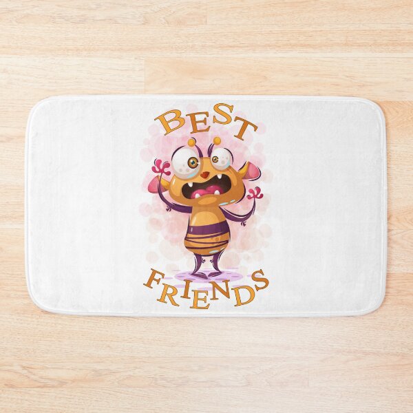 Item preview, Best Friends Cute Bee Monster Cartoon designed and sold by aventi24.