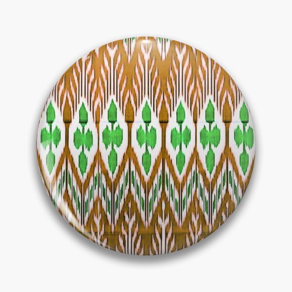 Item preview, Beautiful flower Uzbek ikat patterns designed and sold by LeFabriqueOuz.