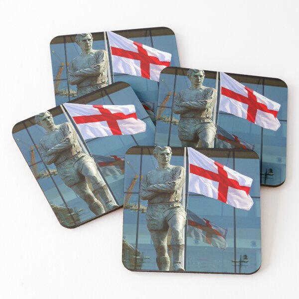 Item preview, Bobby Moore Statue England Flag Wembley Stadium designed and sold by AndyEvansPhotos.