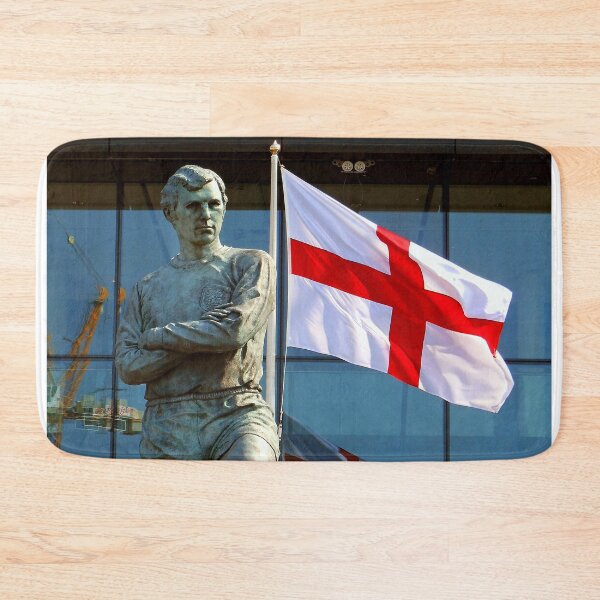 Item preview, Bobby Moore Statue England Flag Wembley Stadium designed and sold by AndyEvansPhotos.