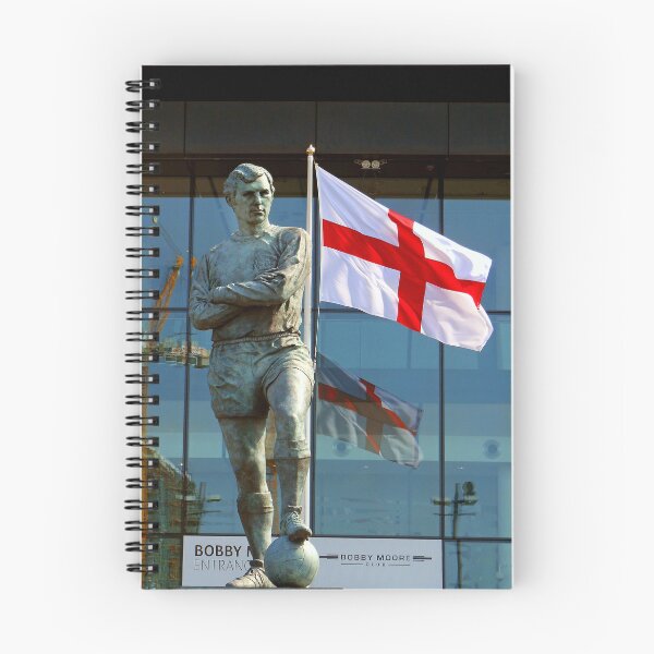 Item preview, Bobby Moore Statue England Flag Wembley Stadium designed and sold by AndyEvansPhotos.