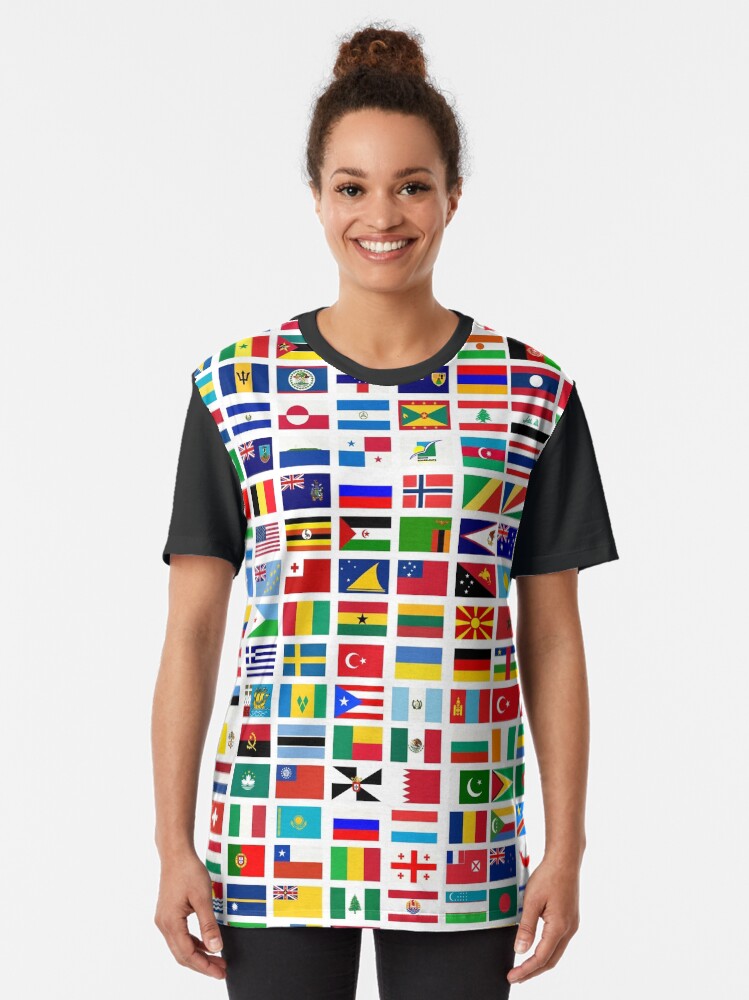 "Flags of the world" Tshirt for Sale by DusicaP Redbubble flag