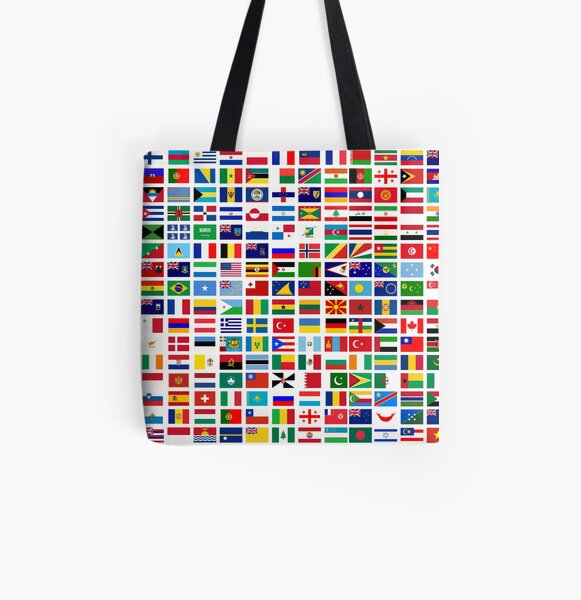 Flags of the world All Over Print Tote Bag
