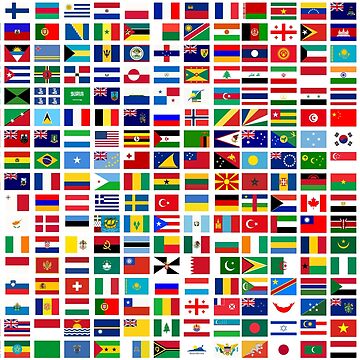 Artwork thumbnail, Flags of the world by DusicaP