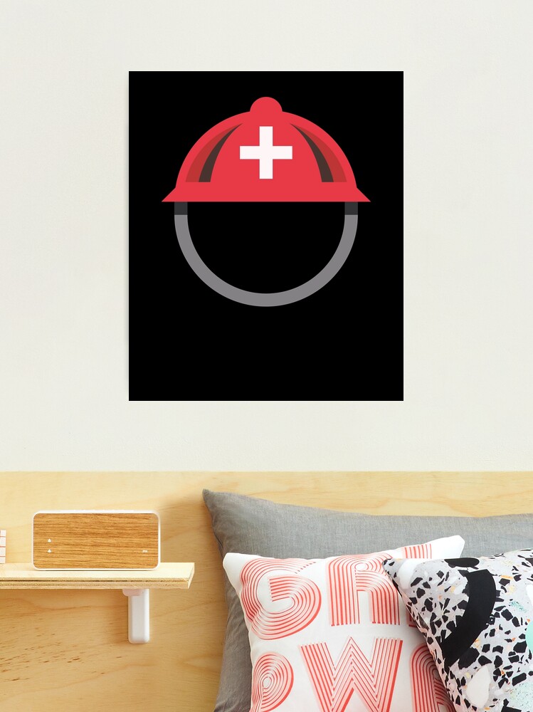 Emoji Helmet White Cross