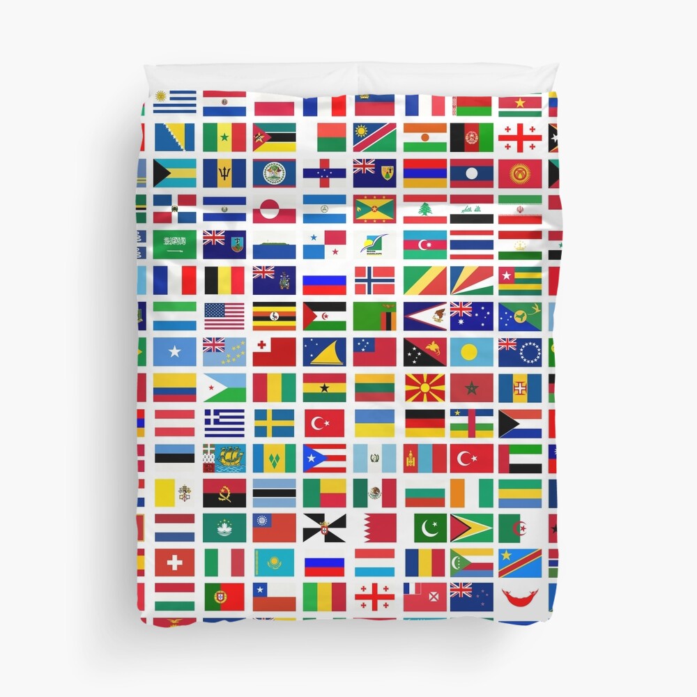 Flags of the world Duvet Cover