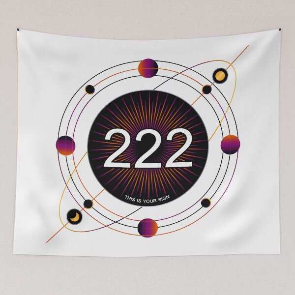 Item preview, Angel numbers 222 - Esoteric lucky numbers - THIS IS YOUR SIGN - Universe Lightworker - Divine manifestation designed and sold by originalsusie.
