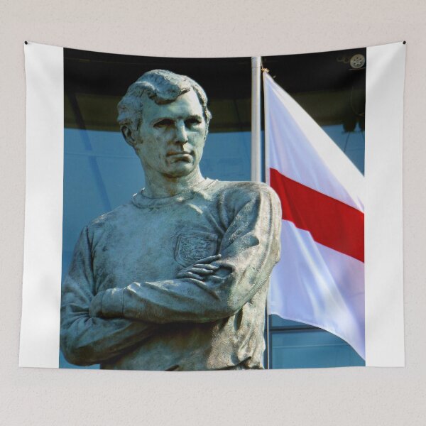 Item preview, Bobby Moore Statue England Flag Wembley Stadium designed and sold by AndyEvansPhotos.