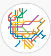Mini Metros - New York, United States Sticker