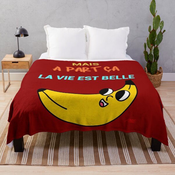 Item preview, But other than that life is good - smiley the banana - funny, optimistic and positive t shirt t shirt designed and sold by Apikoedesign.