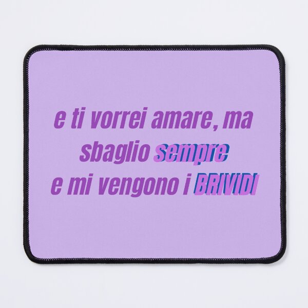 Item preview, E ti vorrei amare, ma sbaglio sempre e mi vengono i BRIVIDI (Brividi, Shivers)  Blanco and Mahmood Sanremo Eurovision 2022 winner Italy  designed and sold by alessialexx.