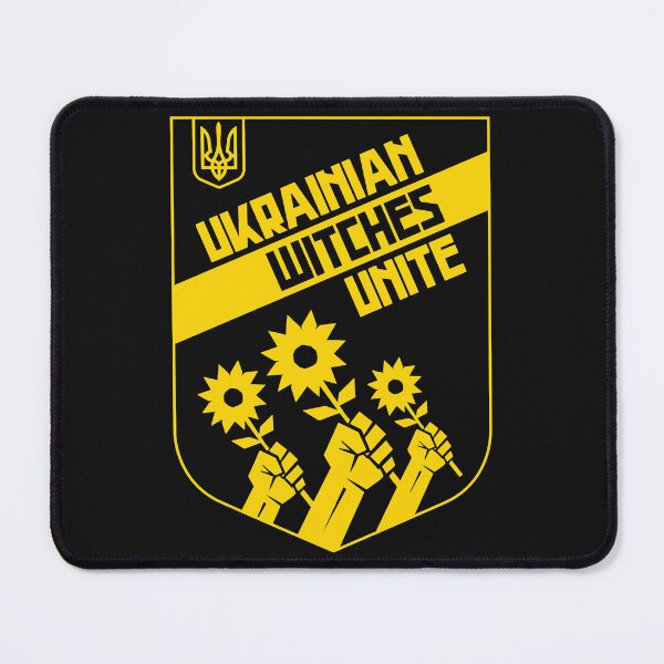 Item preview, Ukraine Tournesol Les sorcières ukrainiennes unissent - Tournesol Drapeau ukrainien Je me tie designed and sold by CarolSchmitt.