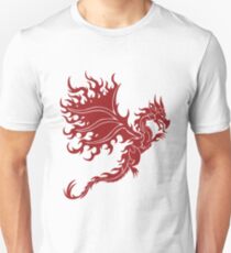 Fire Dragon 1.2 Red Unisex T-Shirt