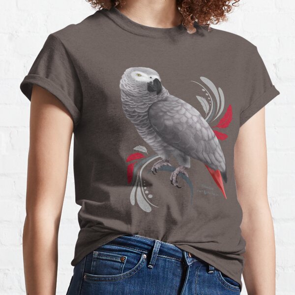 African Grey Parrot Classic T-Shirt