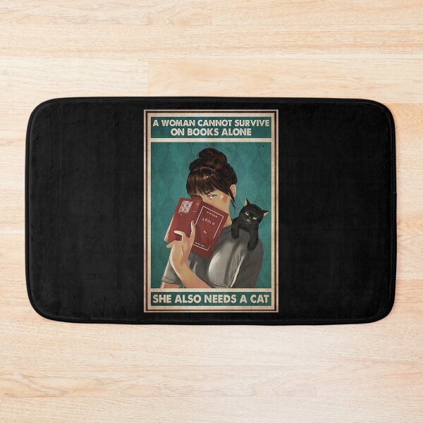 Item preview, A Woman Also Needs A Cat designed and sold by Donna Gomez.