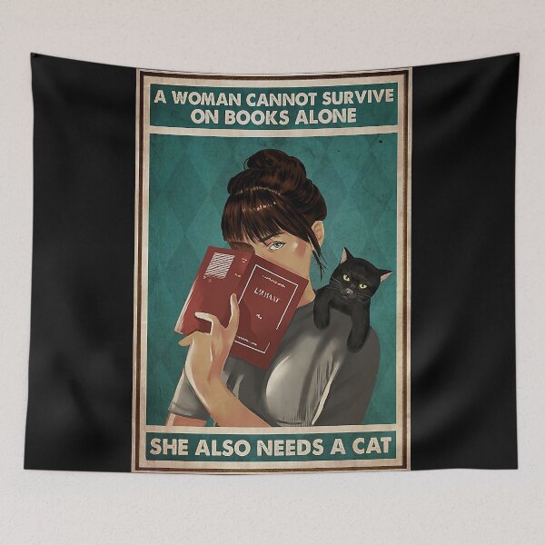 Item preview, A Woman Also Needs A Cat designed and sold by Donna Gomez.
