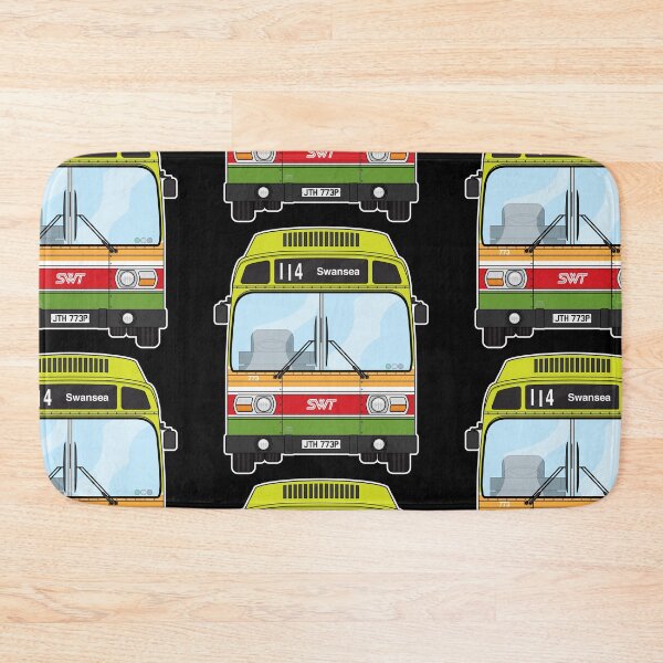 Item preview, SWT South Wales Leyland National mk1 773 JTH773P Retro Illustration designed and sold by BFXIII.
