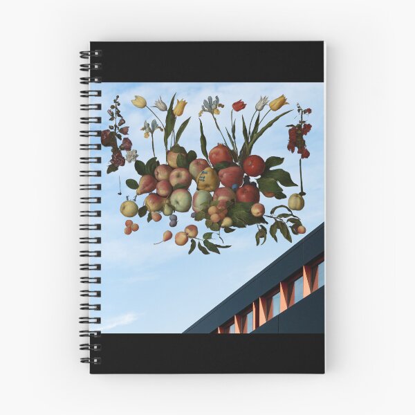 Item preview, Fruit Skyline 2 (in black) | Apples | Pears | Peaches  designed and sold by CosmicStory.