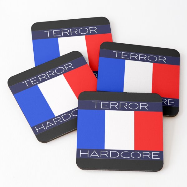 Item preview, Terror Hardcore Terrorcore Music French Flag designed and sold by RichTeeDesigns.