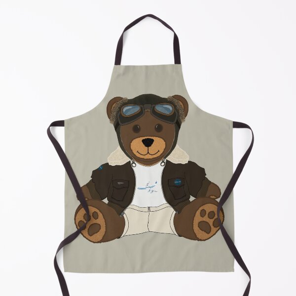Item preview, Aviator Teddy Bear - Brown Bomber Jacket - PanAm designed and sold by LCNT-ART.