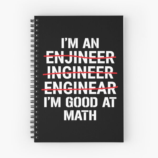 Item preview, Im An Engineer Im Good At Math Funny Grammar Engineering designed and sold by Sara-Quinn.