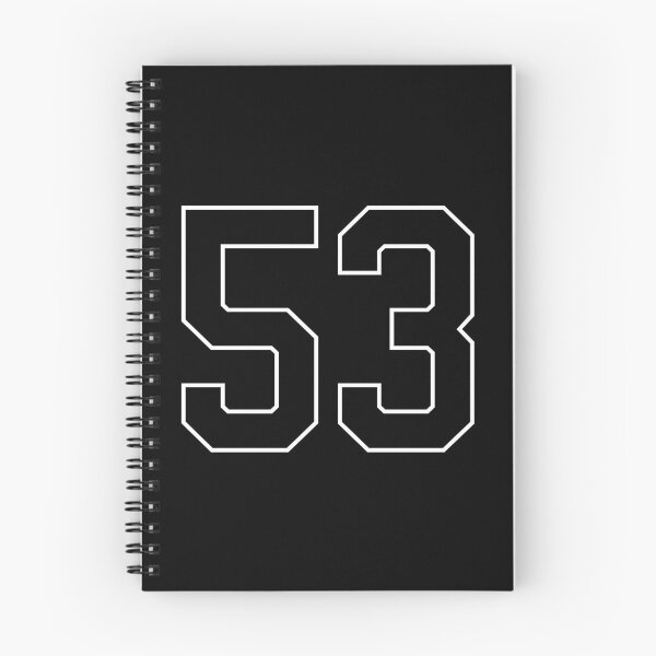 Item preview, Black Number 53 lucky sports jersey fifty three designed and sold by HeavyStyle.