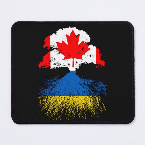 Item preview, Ukraine Ukrainien Canadien Canada Drapeau Racines Arbre designed and sold by CarolSchmitt.