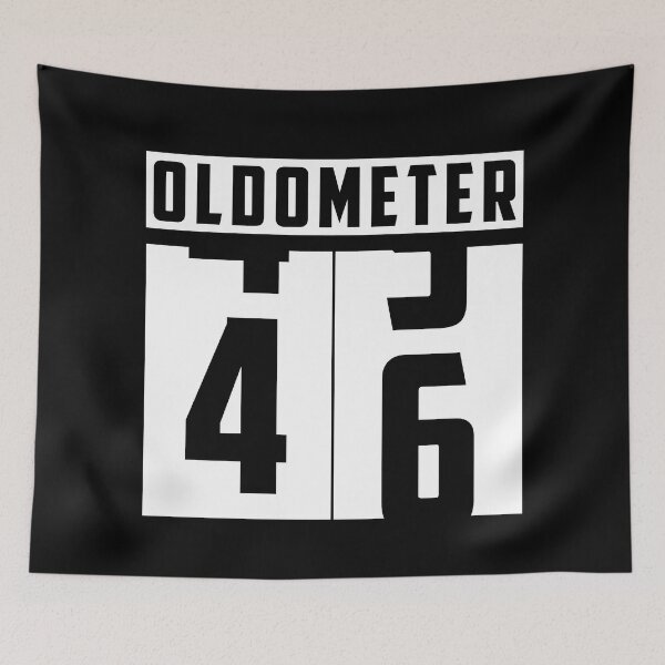 Item preview, Oldometer counter Number 46 birthday designed and sold by HeavyStyle.