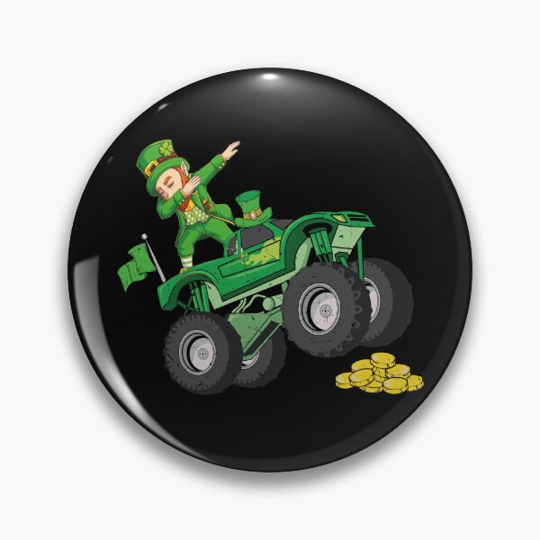 Item preview, St Patricks Day Leprechaun Monster Truck Lucky Boys Kids designed and sold by Tatus Brinal.