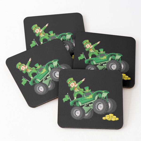 Item preview, St Patricks Day Leprechaun Monster Truck Lucky Boys Kids designed and sold by Tatus Brinal.