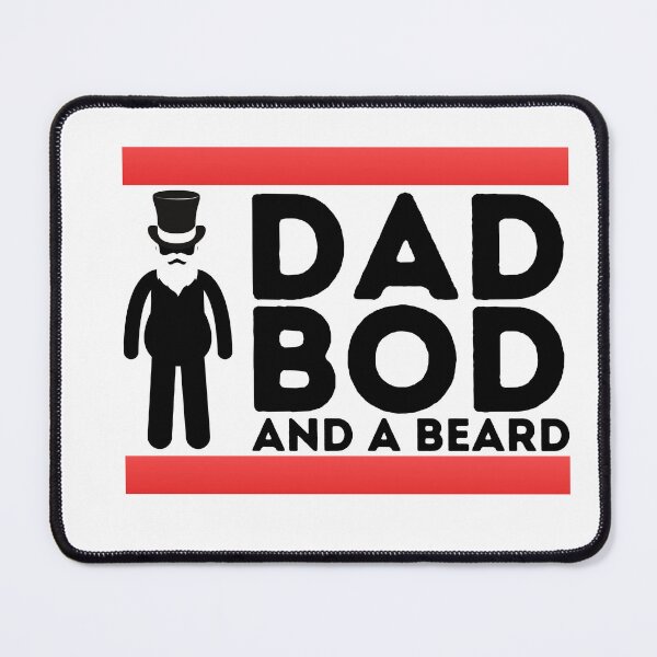 Item preview, Dad Bod and a Beard designed and sold by PlanBesser.