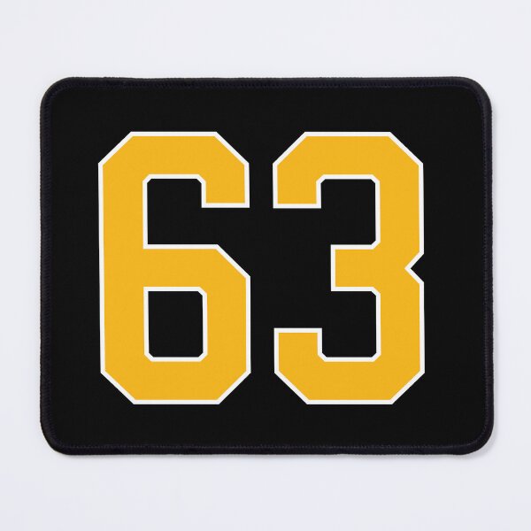 Item preview, Yellow Number 63 lucky sports jersey sixty three designed and sold by HeavyStyle.
