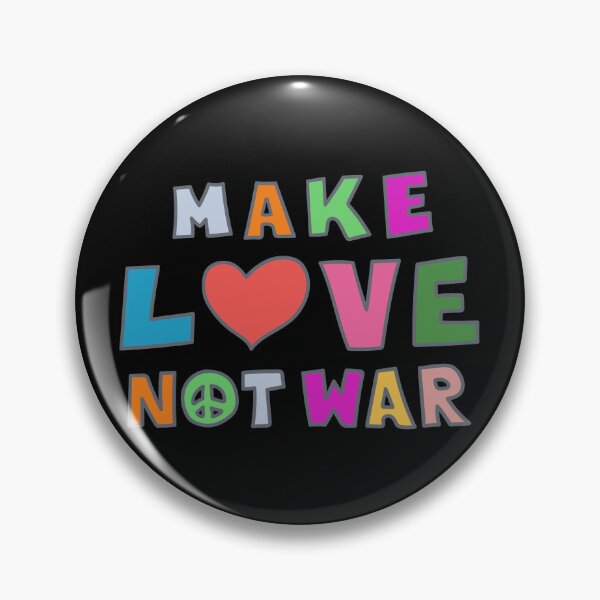 Item preview, Peace Needed. Make Love Not War. Make Art Not War. designed and sold by sundae-artisan.
