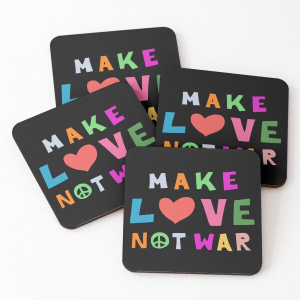 Item preview, Peace Needed. Make Love Not War. Make Art Not War. designed and sold by sundae-artisan.