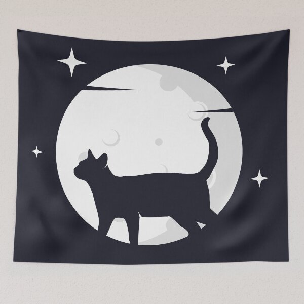 Item preview, Cat in the moon designed and sold by I'm  Redz.
