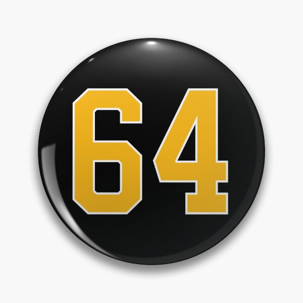 Item preview, Yellow Number 64 lucky sports jersey sixty four designed and sold by HeavyStyle.