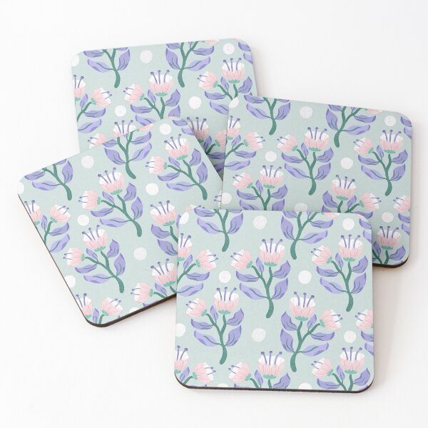 Item preview, Danish pastel Retro Ditsy Floral pattern designed and sold by wecouldall-be.