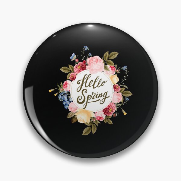 Item preview, hello spring beautiful flowers for spring season lovers designed and sold by beunique5.