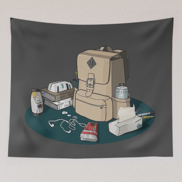 Item preview, Backpack Essentials #01 designed and sold by Chrononimbus.