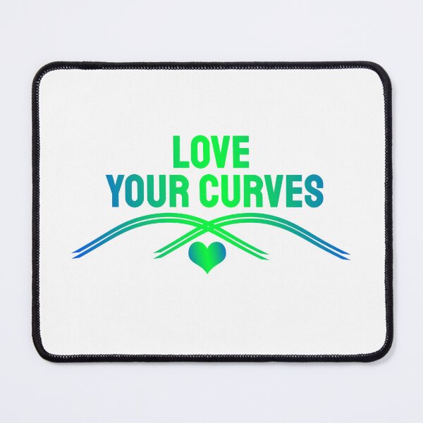 Item preview, Love your curves Plus size bodies colorful lovely design designed and sold by AnsykD.