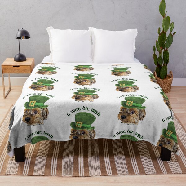 Item preview, A Wee Bit Irish Cute Yorkshire Yorkie St Patrick's Day Gift designed and sold by adriana-holmes.