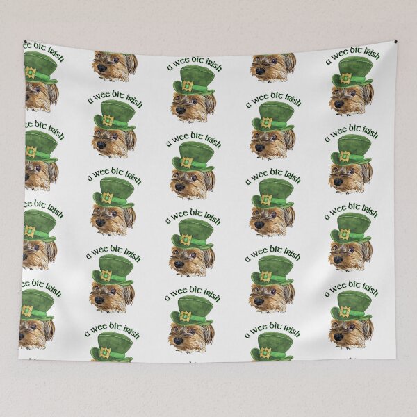 Item preview, A Wee Bit Irish Cute Yorkshire Yorkie St Patrick's Day Gift designed and sold by adriana-holmes.