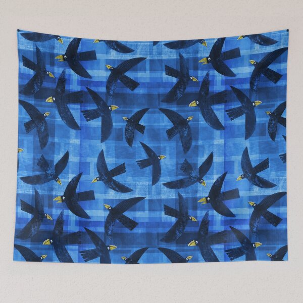 Item preview, Crows Over A Field Of Blue designed and sold by PattenMonster.