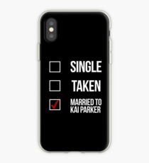 Single, Taken, Married to Kai Parker-- White iPhone Case