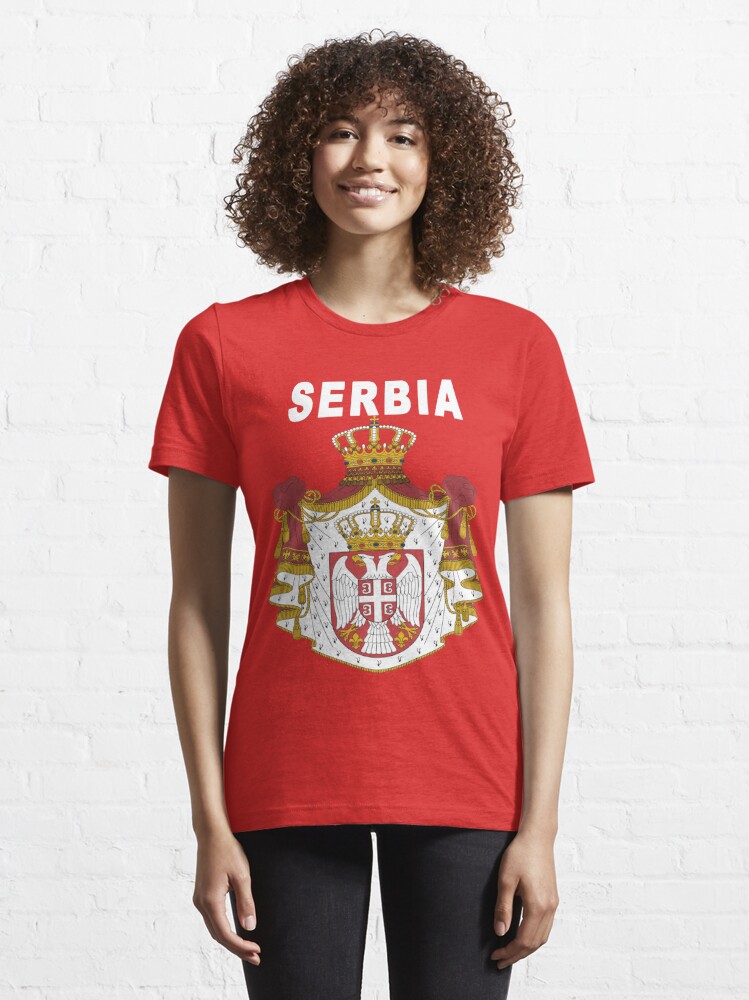 Serbia Soccer Serbian Football Jersey T-Shirt Unisex